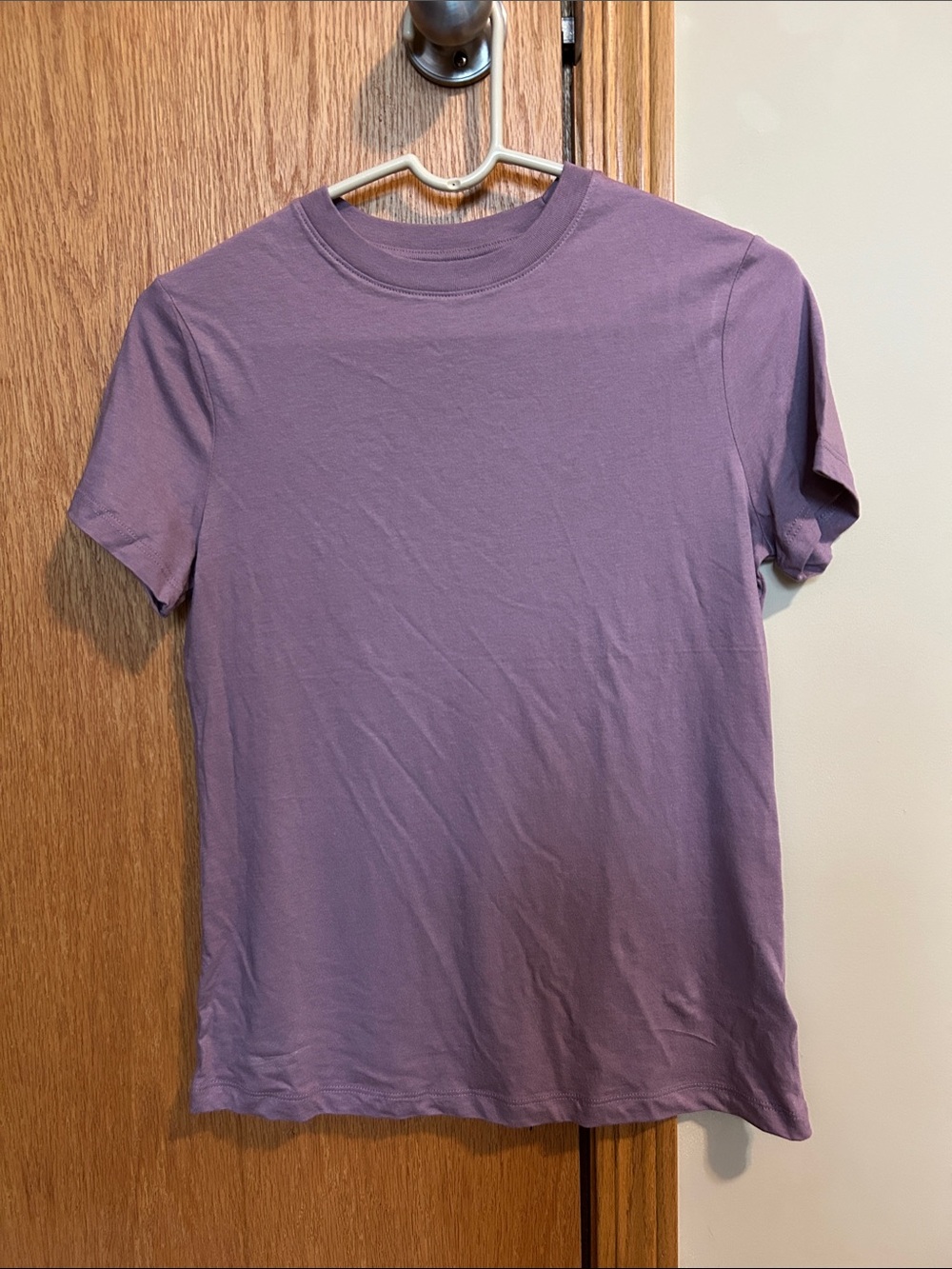 a new day Lavender Crew Neck Short Sleeve Tee